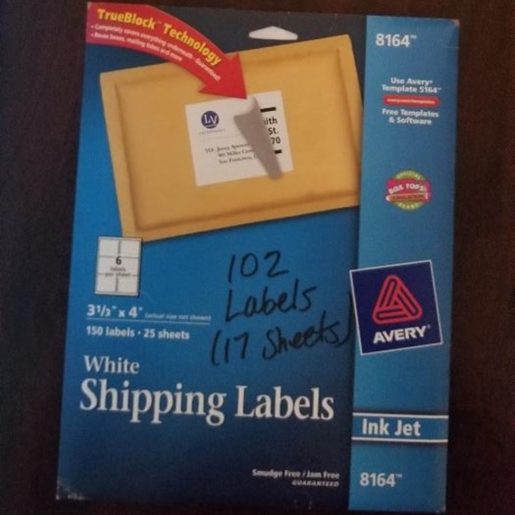 Avery | Office | Avery 864 Shipping Labels | Poshmark